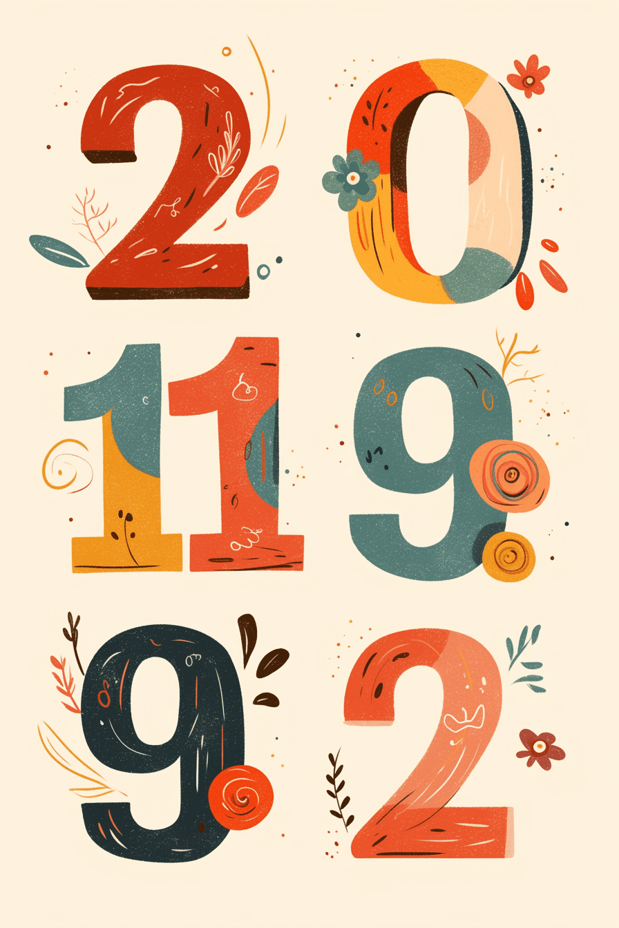 Number Blast original repeating artwork