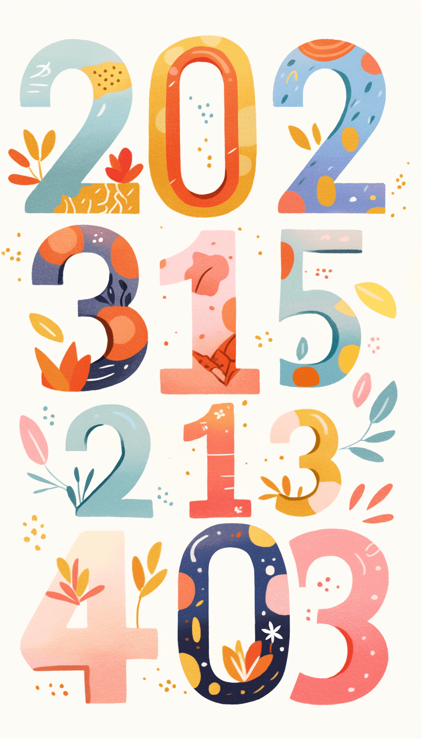 Number Twilight original repeating artwork