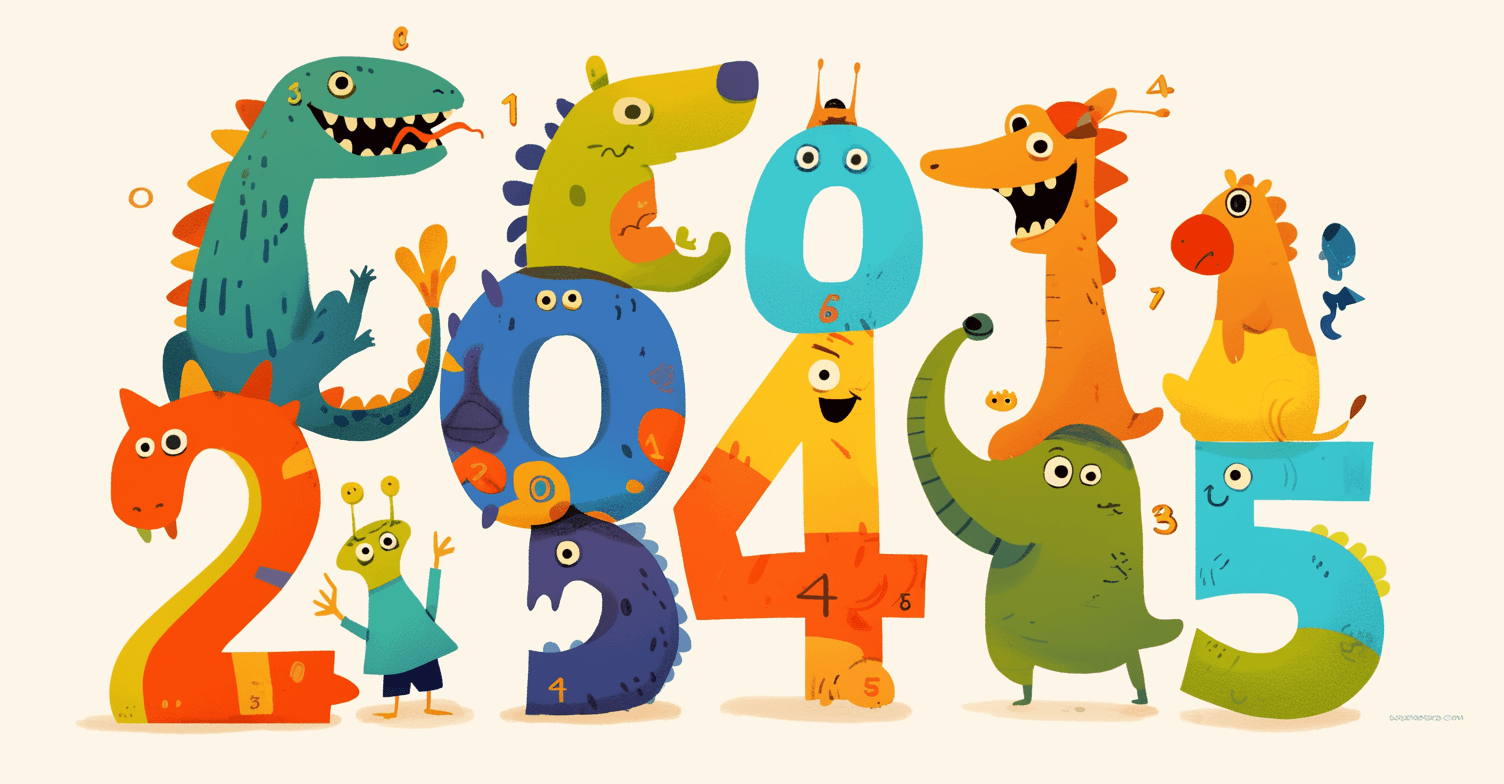 Animal Number 221 original repeating artwork