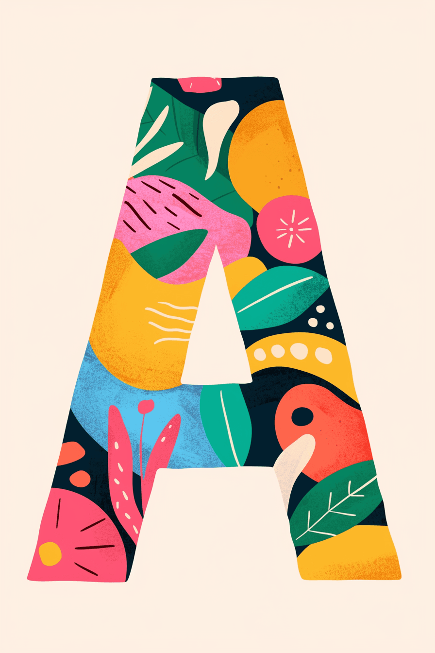 Letter 178 original repeating artwork