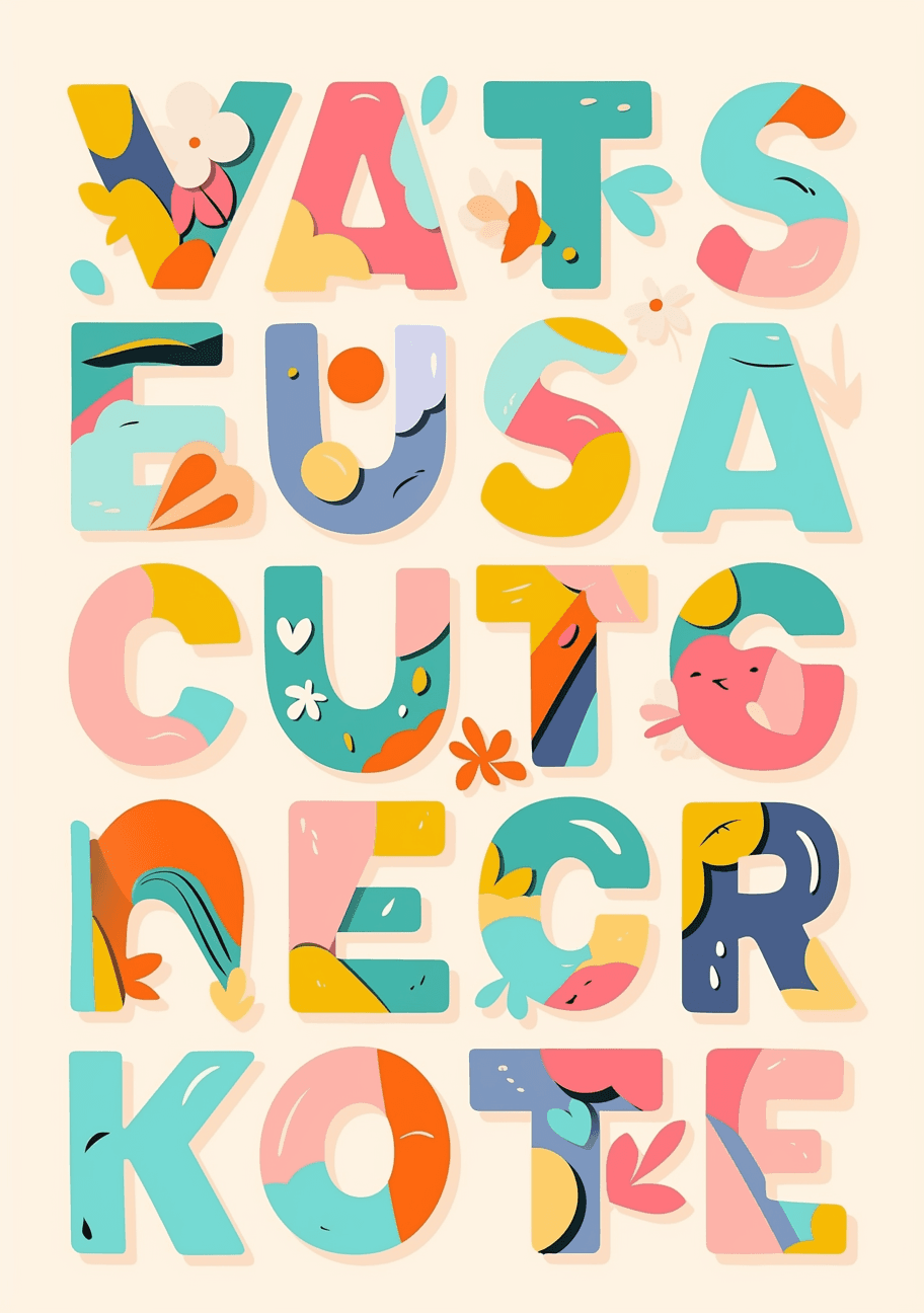 Letter 259 original repeating artwork