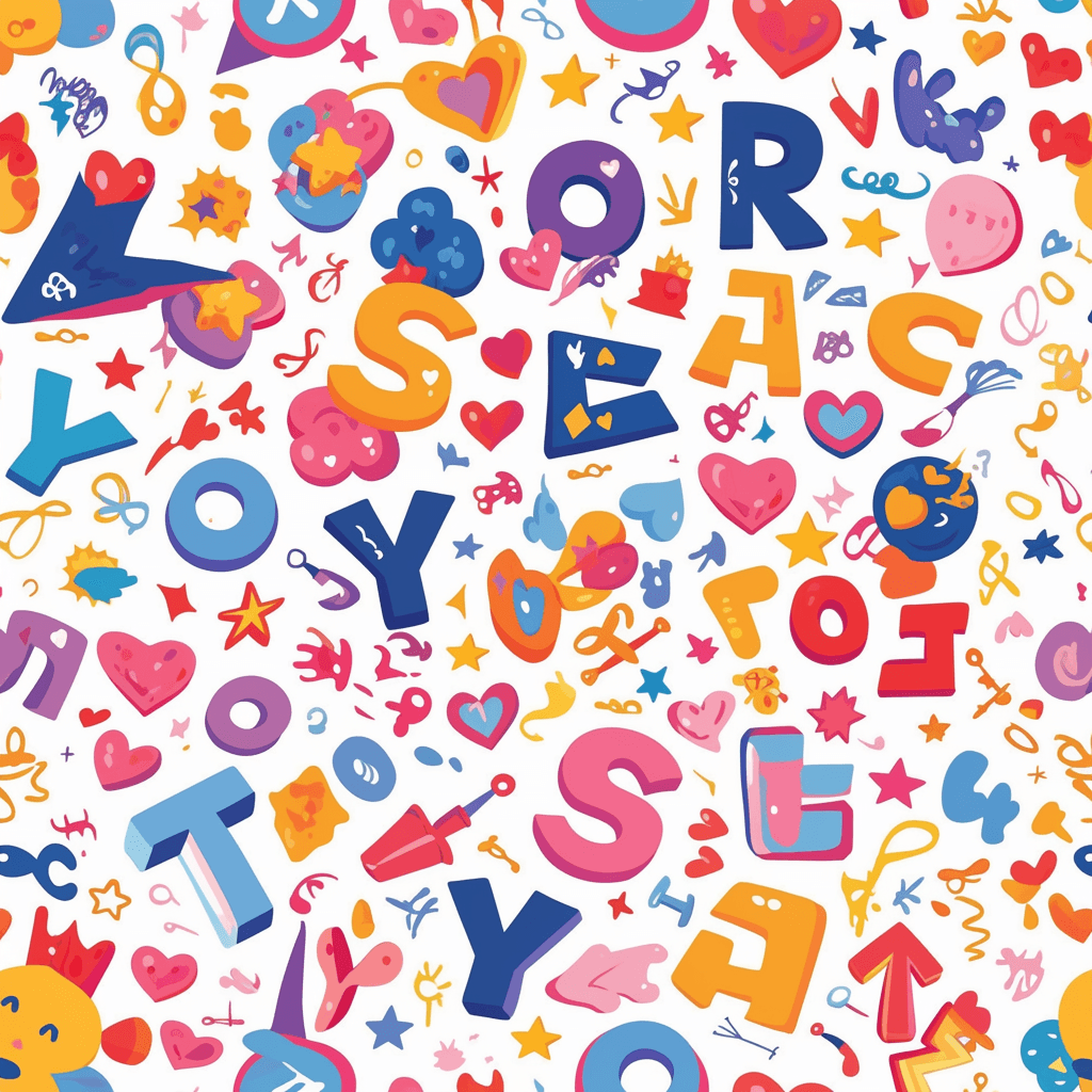 Letter 227 original repeating artwork