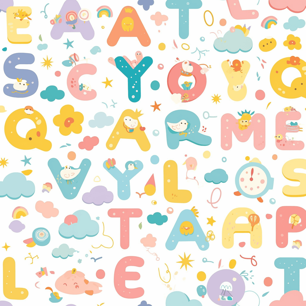 Letter 135 original repeating artwork