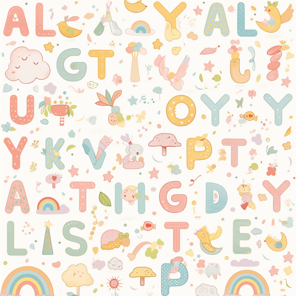Letter 146 original repeating artwork
