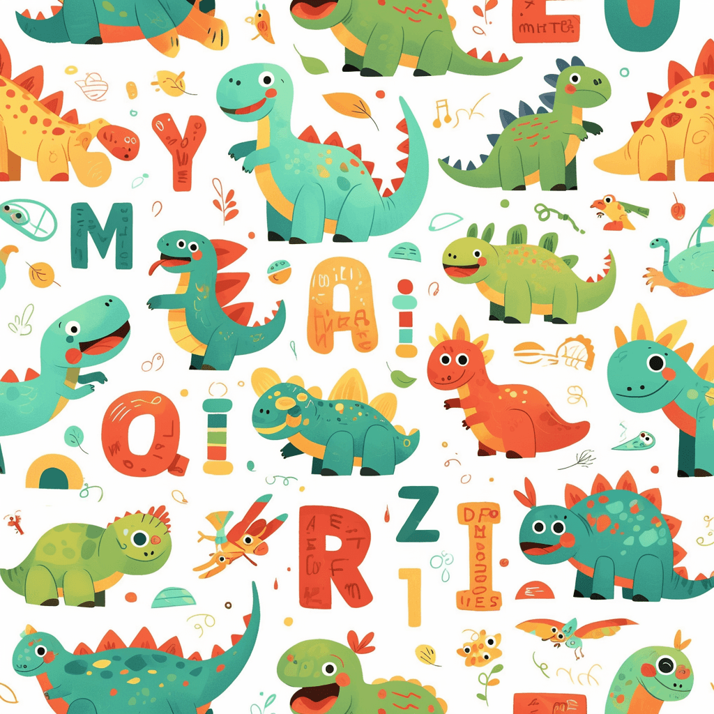 Animals Rhythm original repeating artwork