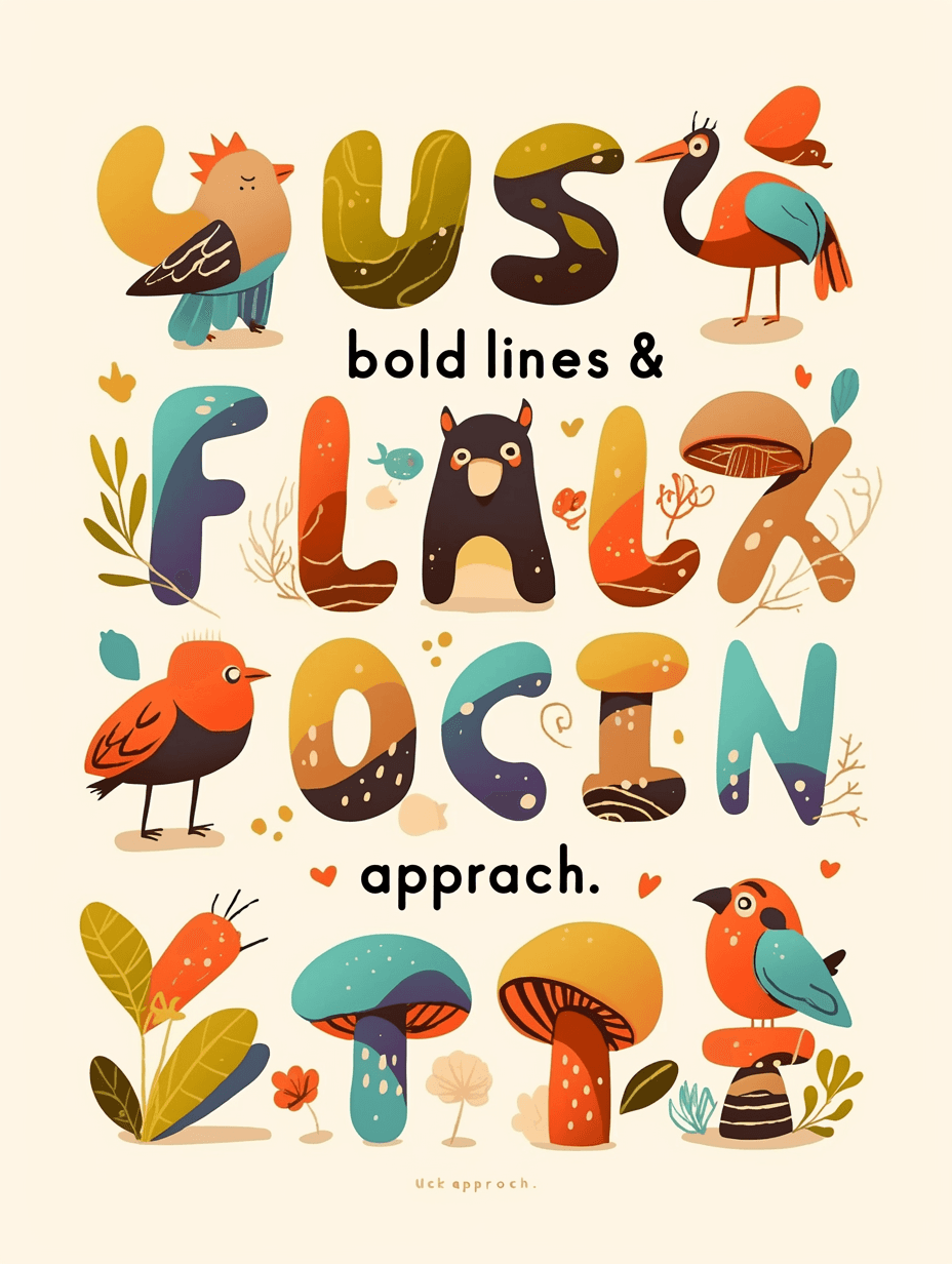 Animals Duo original repeating artwork