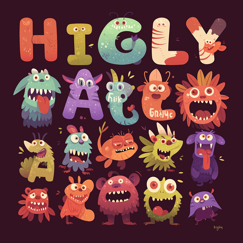Monster Groove original repeating artwork
