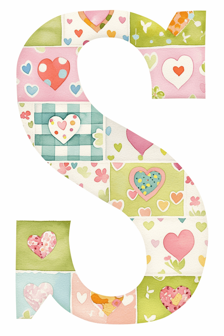 Letter 190 original repeating artwork