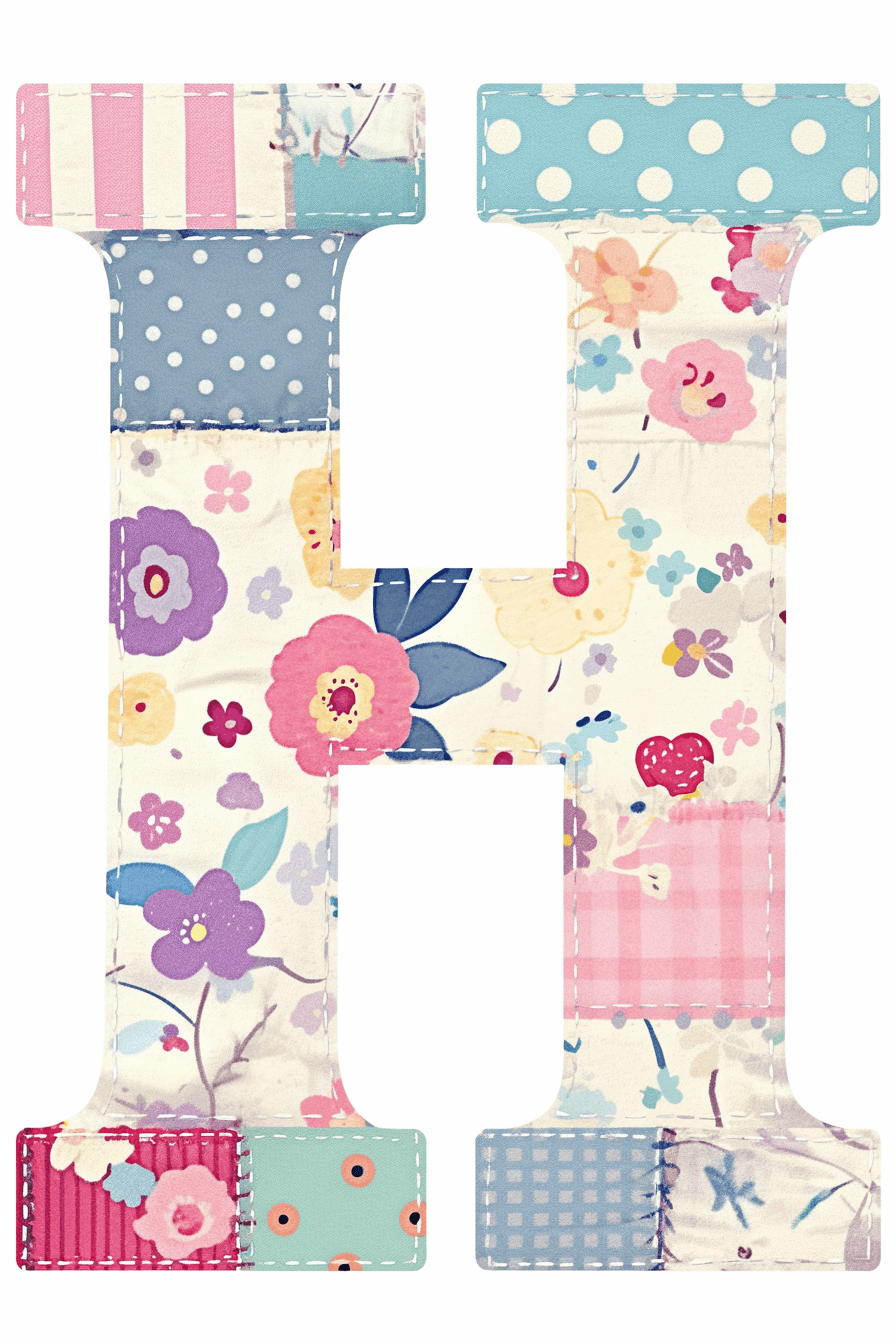 Letter 054 original repeating artwork