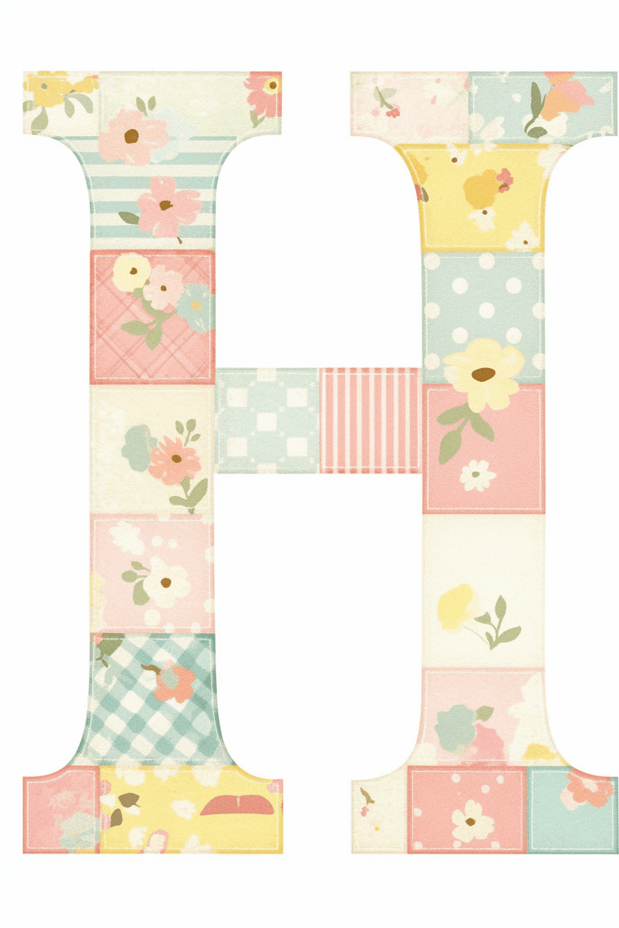 Letter 171 original repeating artwork