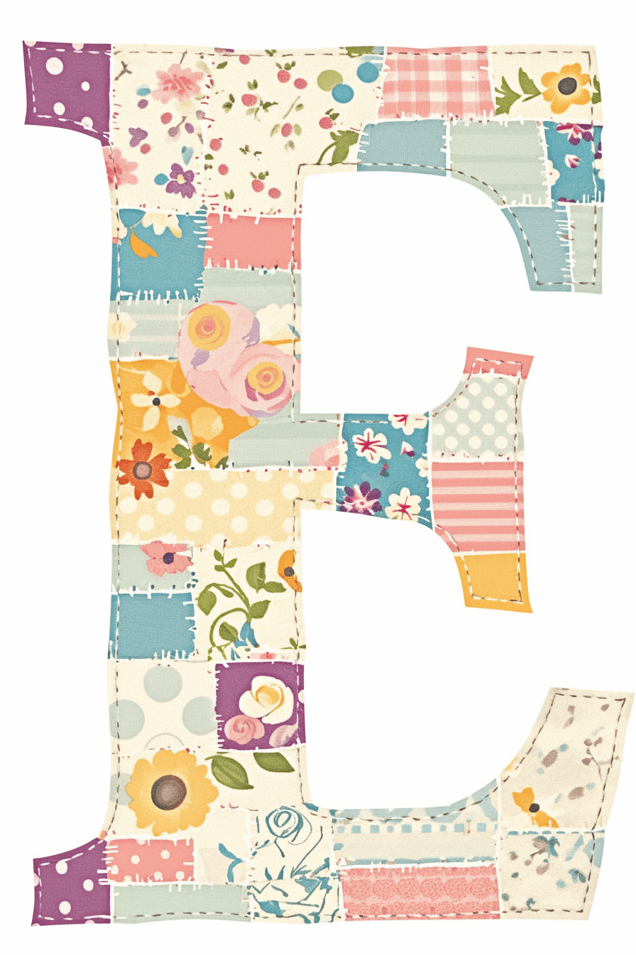 Letter 005 original repeating artwork