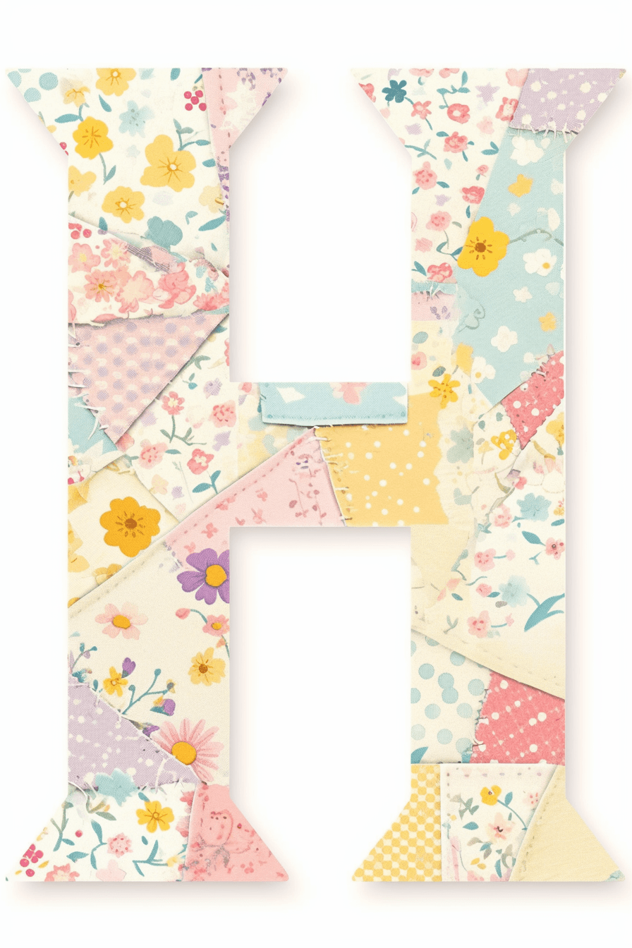 Letter 160 original repeating artwork
