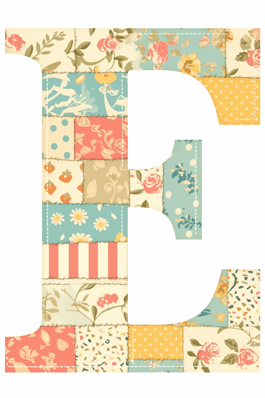 Letter 144 original repeating artwork