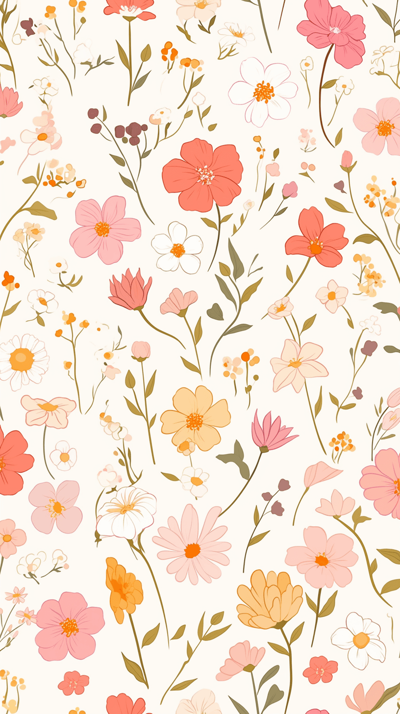 Fresh Bloom 401 original repeating artwork