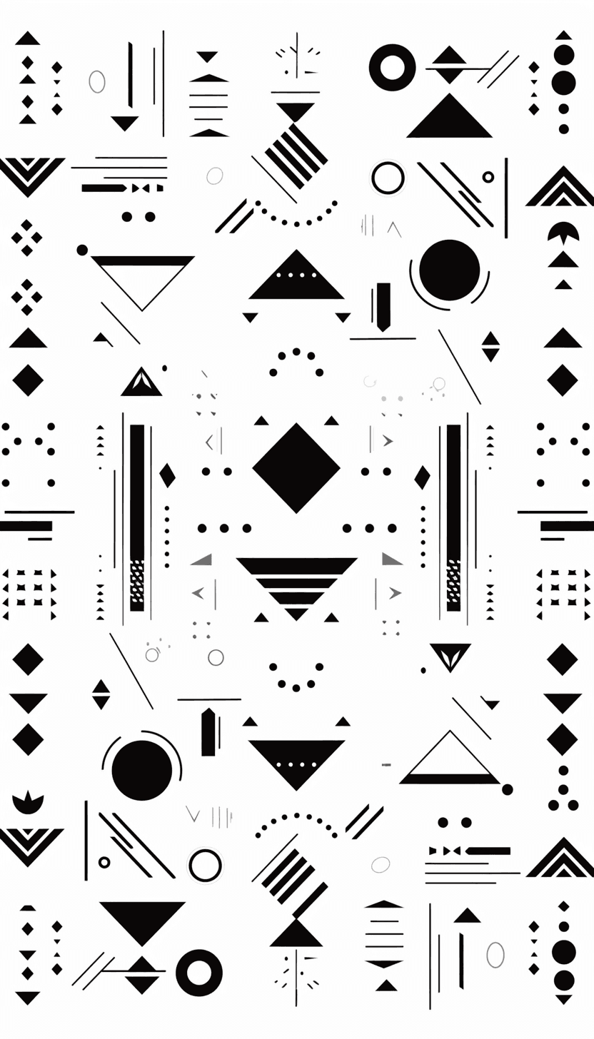 Geo 187 original repeating artwork