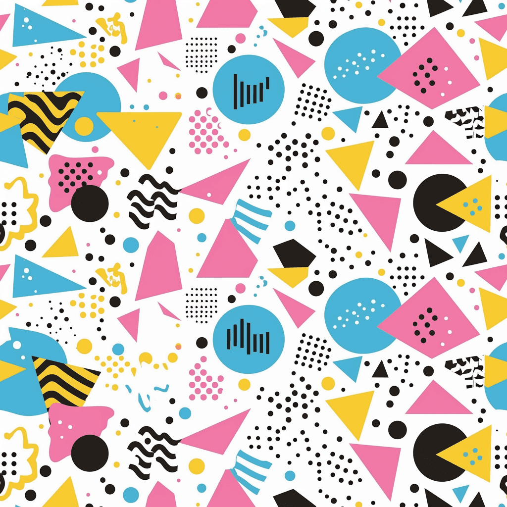 Geo Bright original repeating artwork