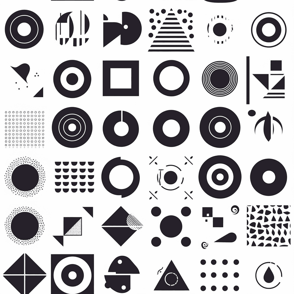Geo 551 original repeating artwork
