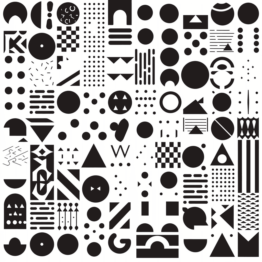 Geo 487 original repeating artwork