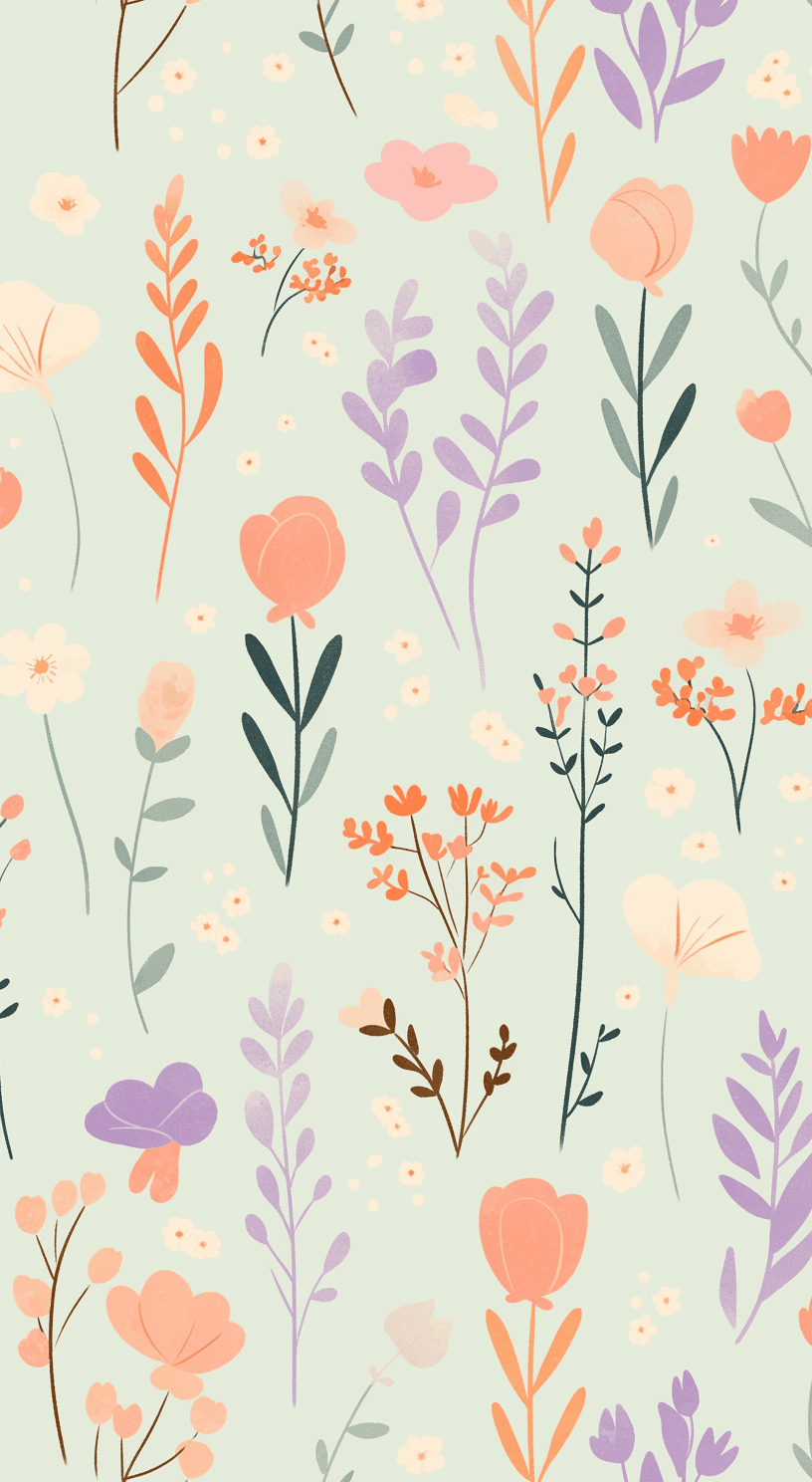 Fresh Bloom 684 original repeating artwork