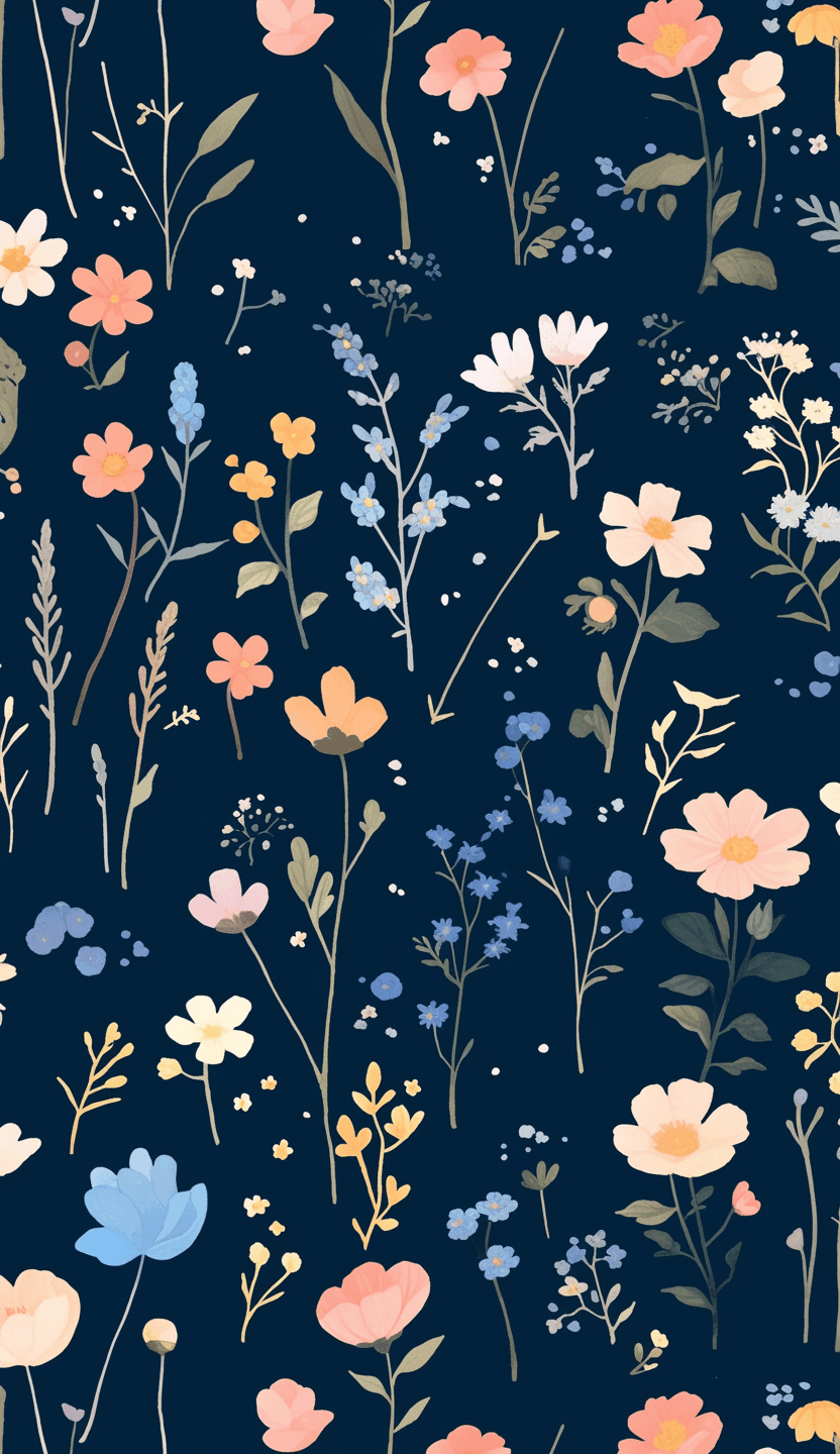 Fresh Bloom 501 original repeating artwork