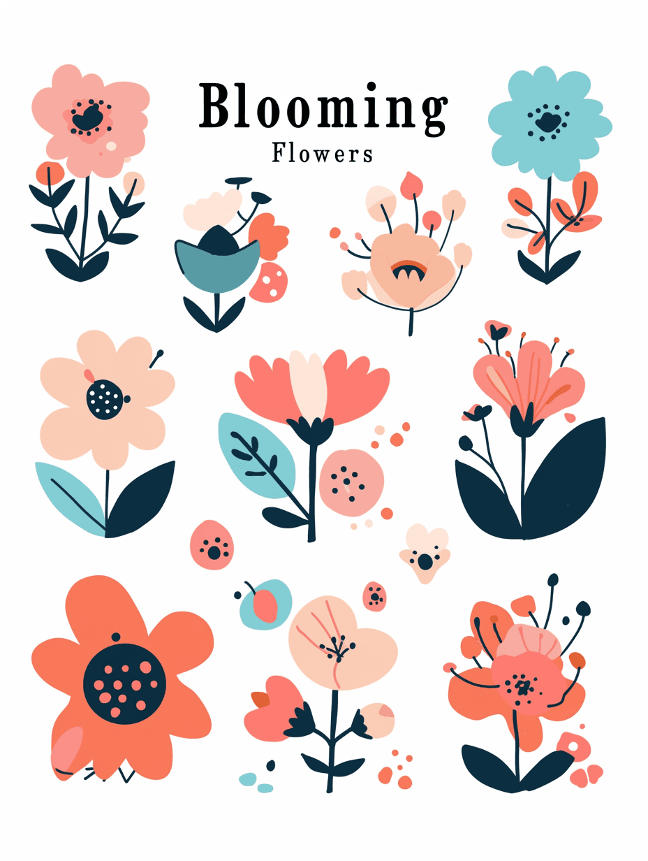 Fresh Bloom 500 original repeating artwork