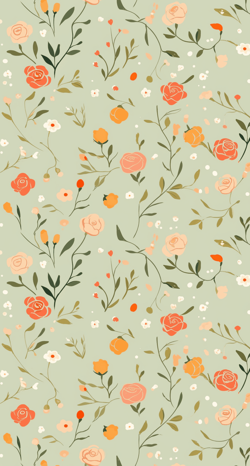 Fresh Bloom Boulevard original repeating artwork