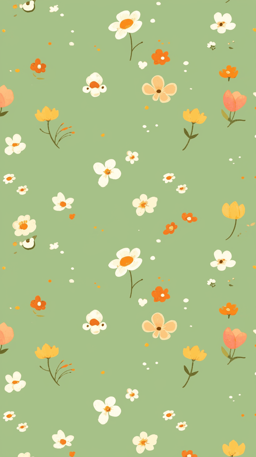 Fresh Bloom Festival original repeating artwork