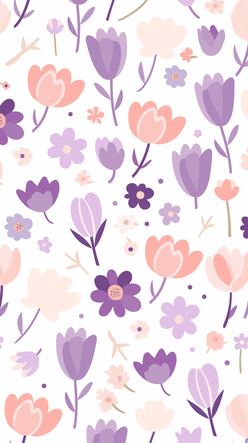 Fresh Bloom Street original repeating artwork