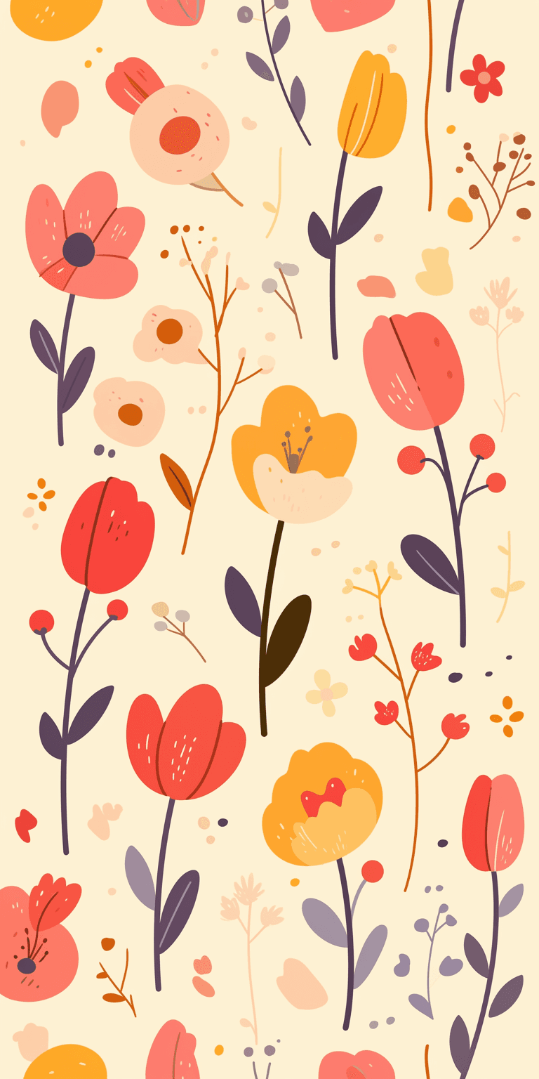 Fresh Bloom Press original repeating artwork