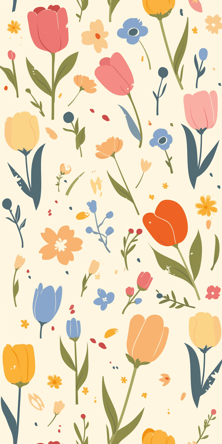 Tulip 050 original repeating artwork
