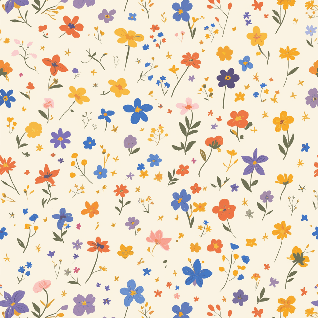 Fresh Bloom 598 original repeating artwork