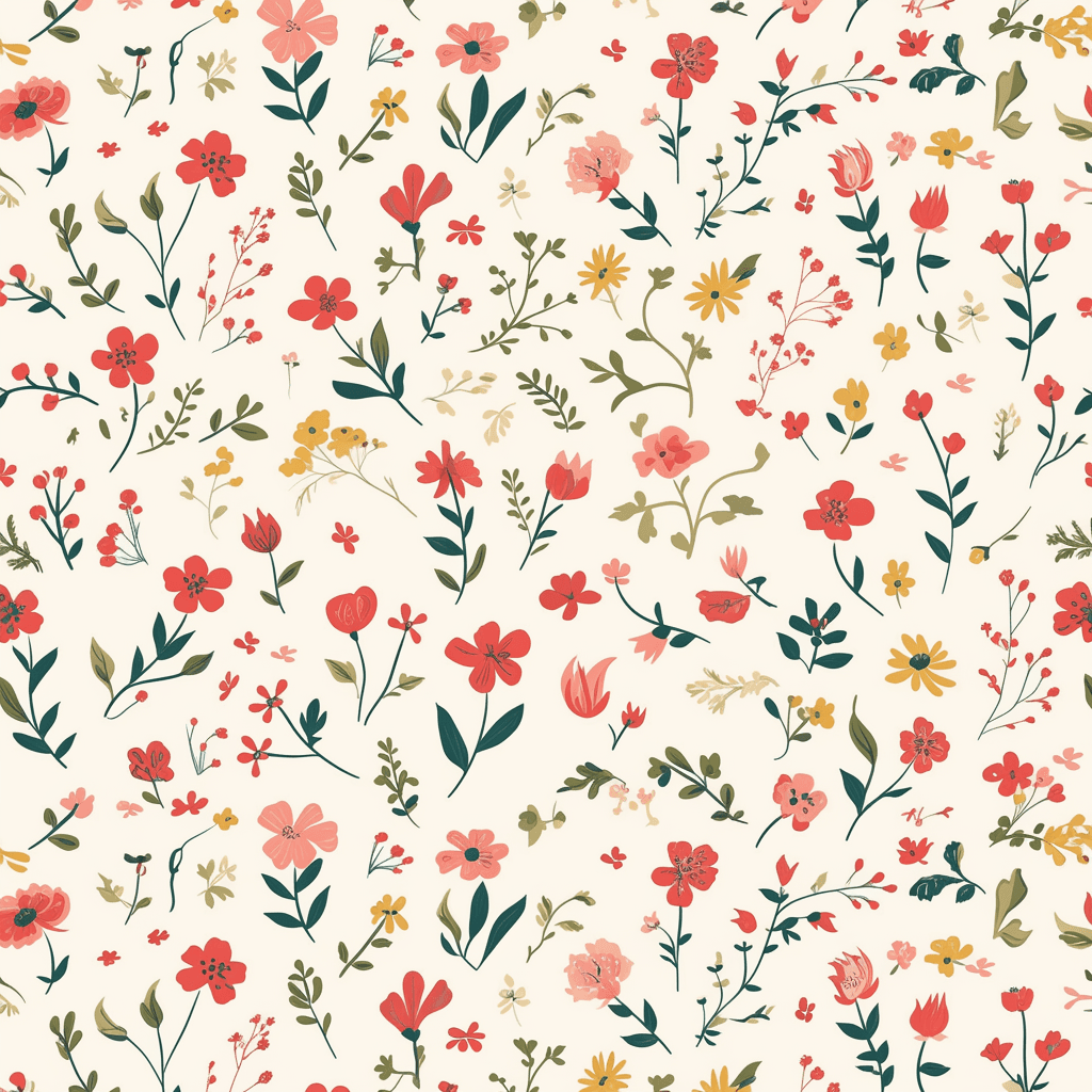 Fresh Bloom 596 original repeating artwork