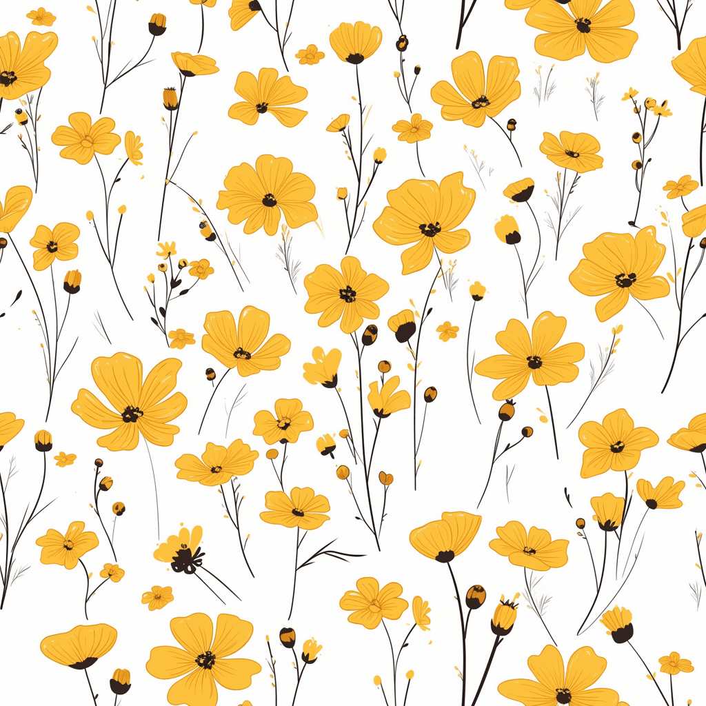 Fresh Bloom 595 original repeating artwork