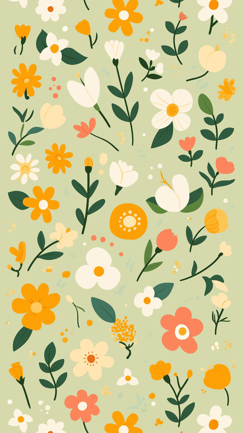 Fresh Bloom 049 original repeating artwork
