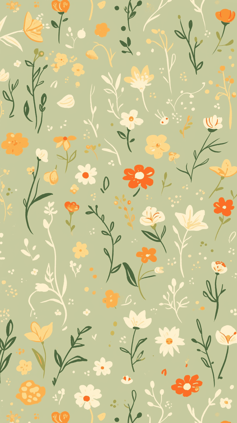 Fresh Bloom Label original repeating artwork