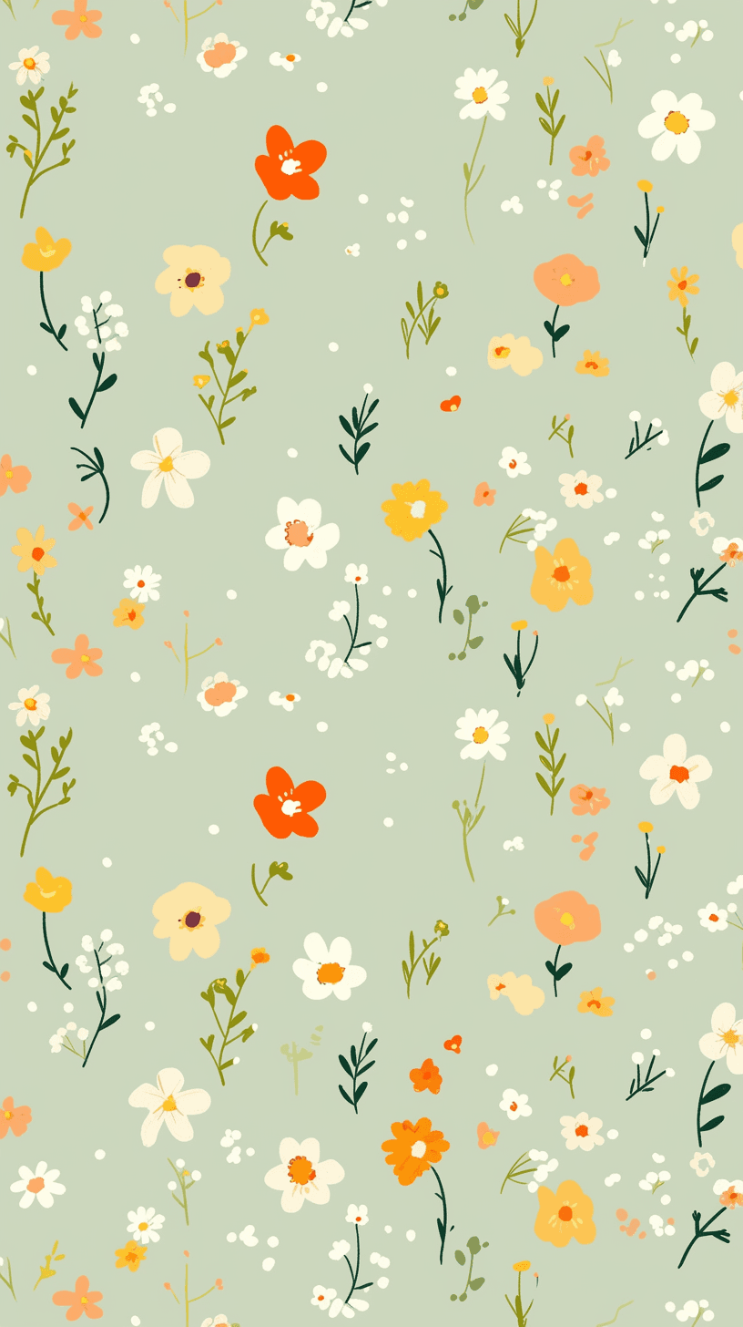 Fresh Bloom Tribe original repeating artwork