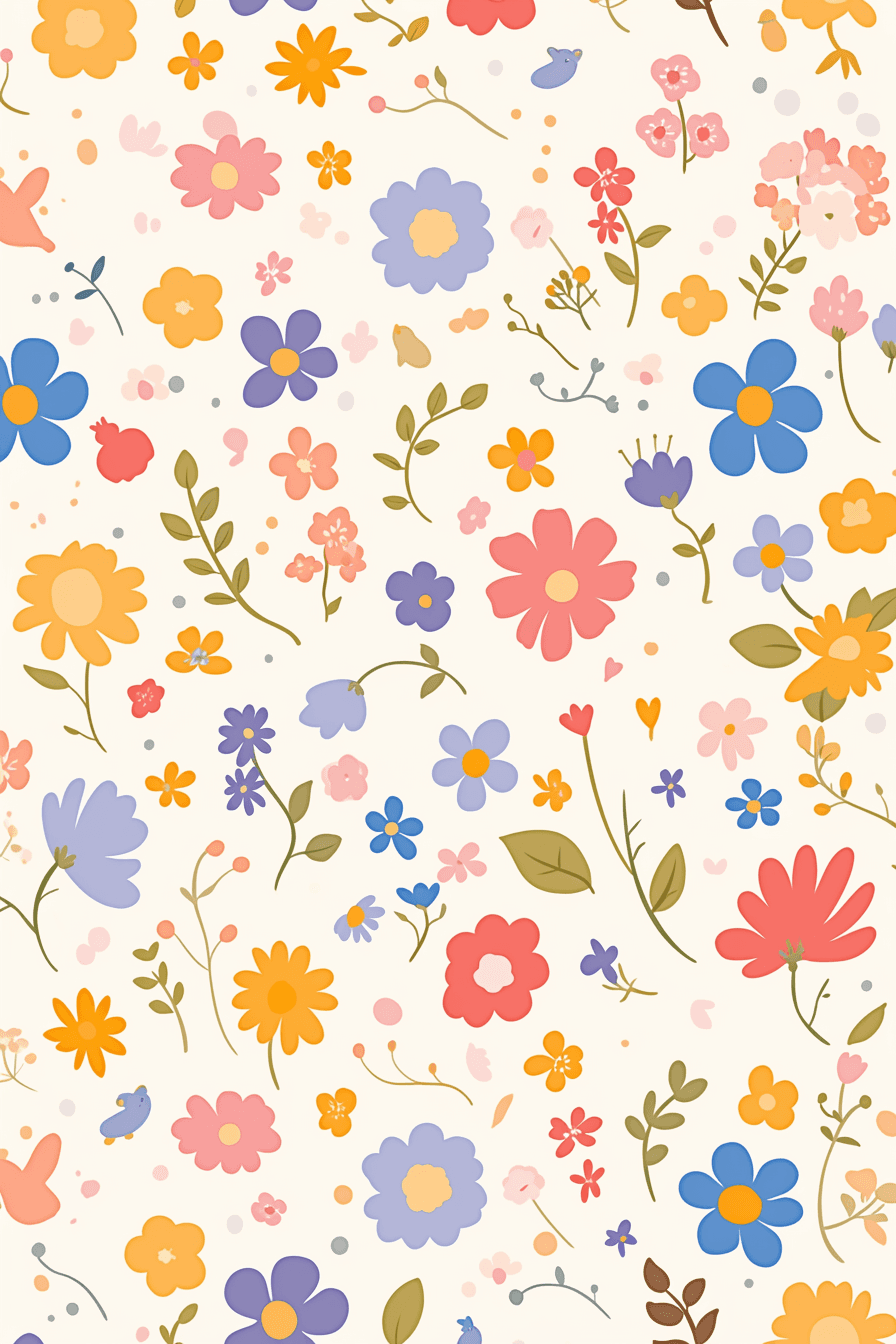 Fresh Bloom Echo original repeating artwork