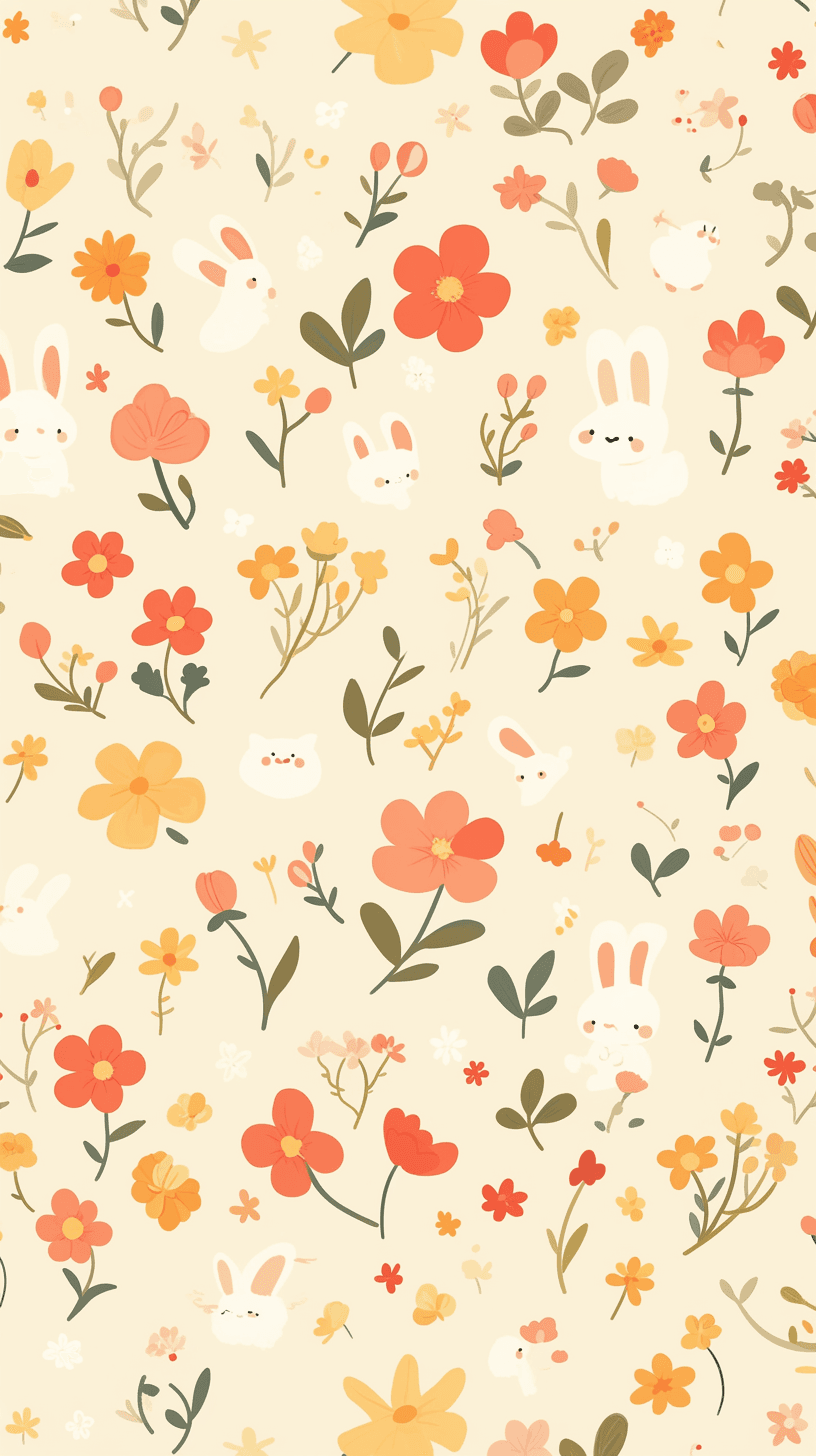 Fresh Bloom Dash original repeating artwork