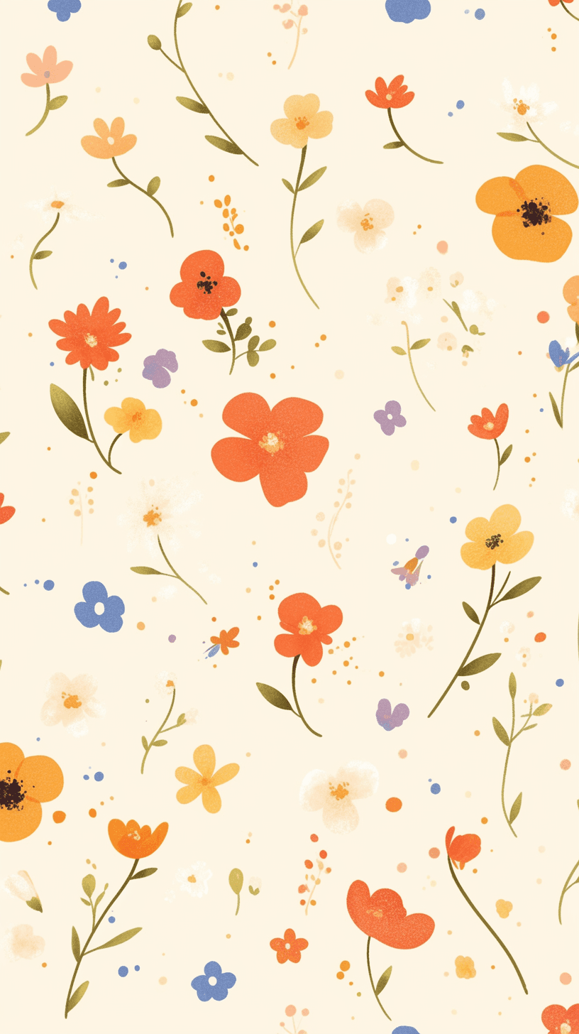 Fresh Bloom Summer original repeating artwork