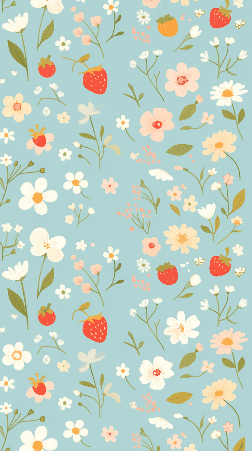 Fresh Bloom 145 original repeating artwork