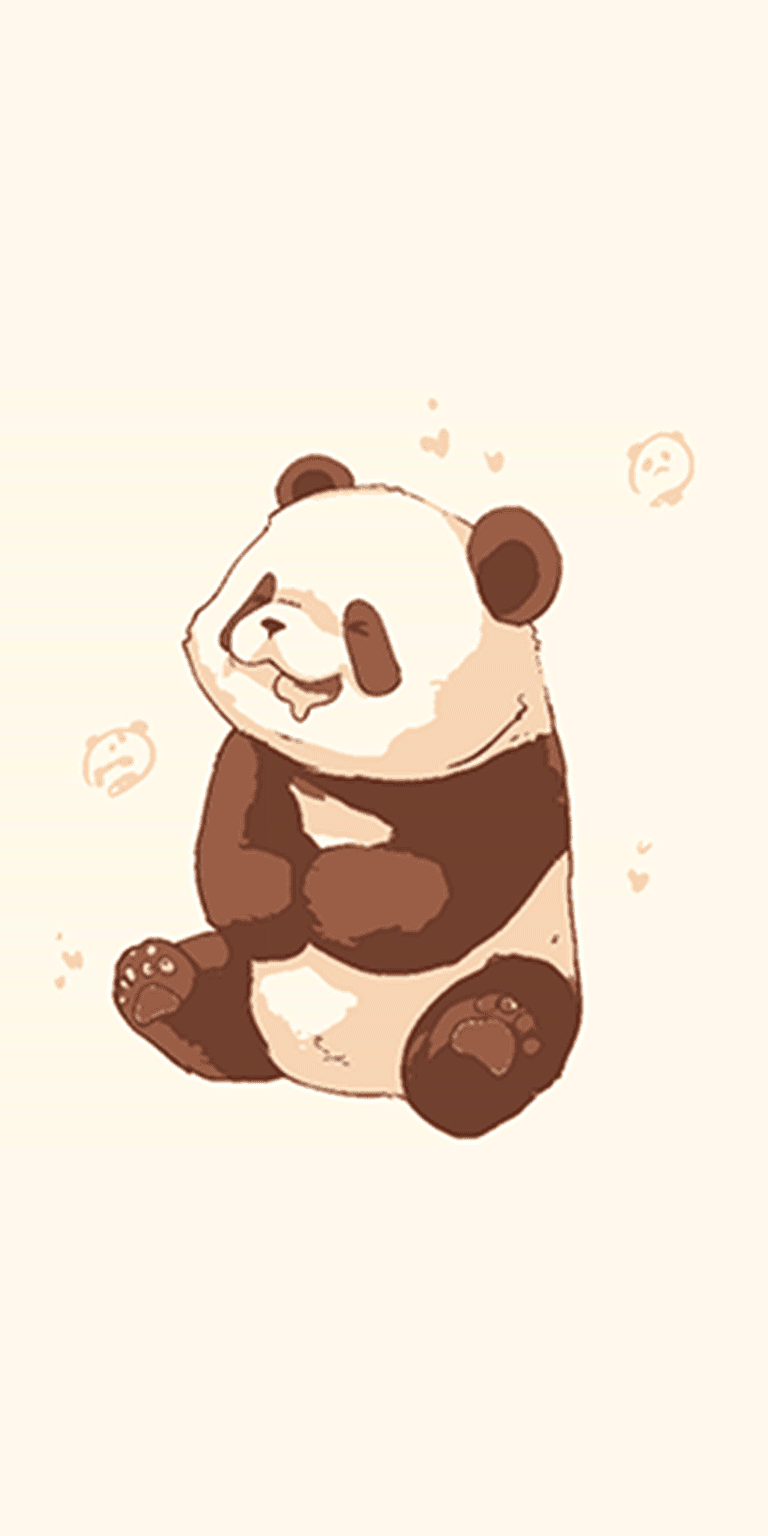 Panda Shade original repeating artwork