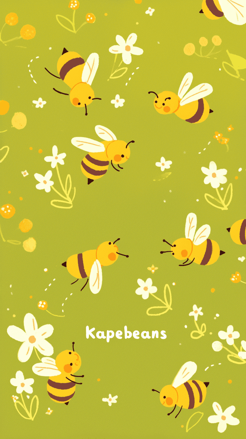 Fresh Bee original repeating artwork