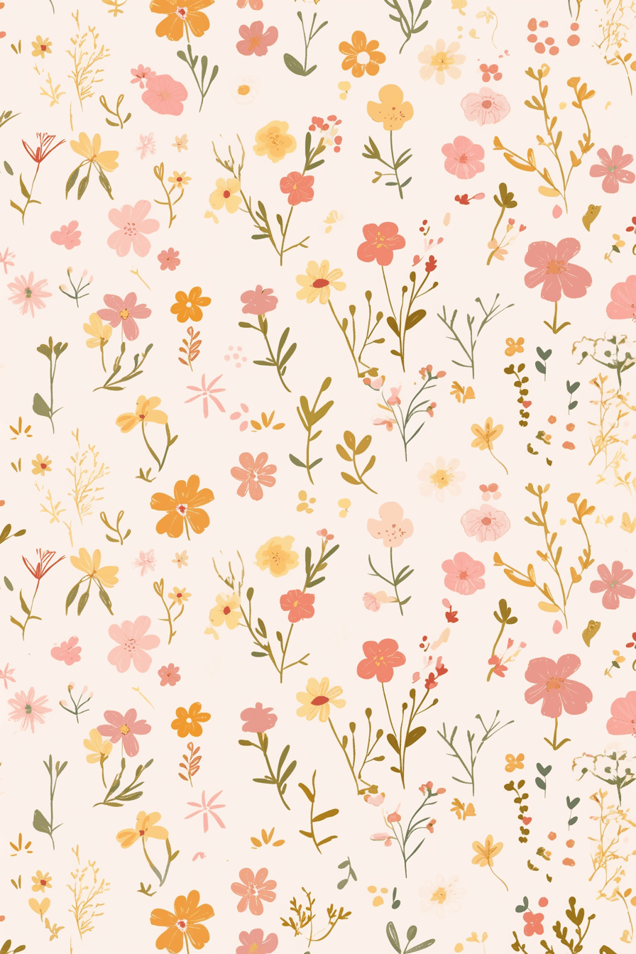 Fresh Bloom Bright original repeating artwork