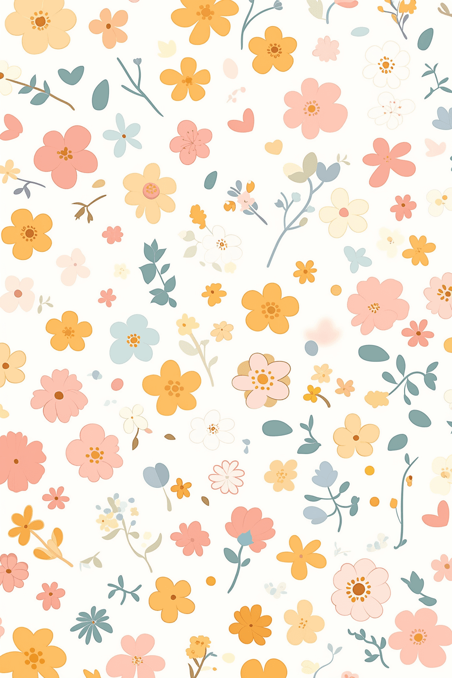 Fresh Bloom Run original repeating artwork