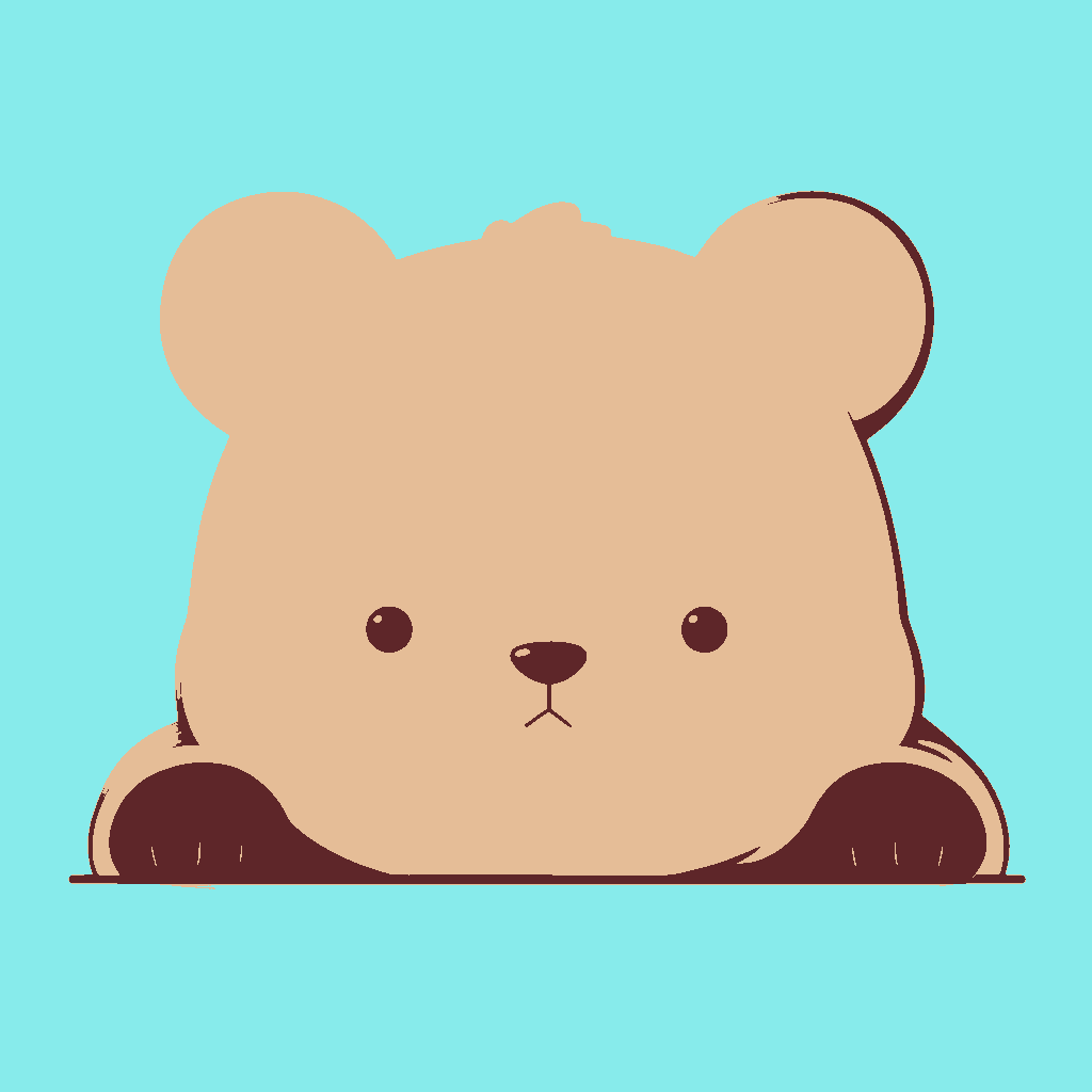 Bear 437 original repeating artwork