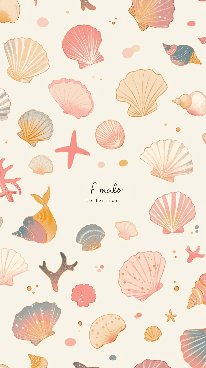 Fresh Shell Club original repeating artwork