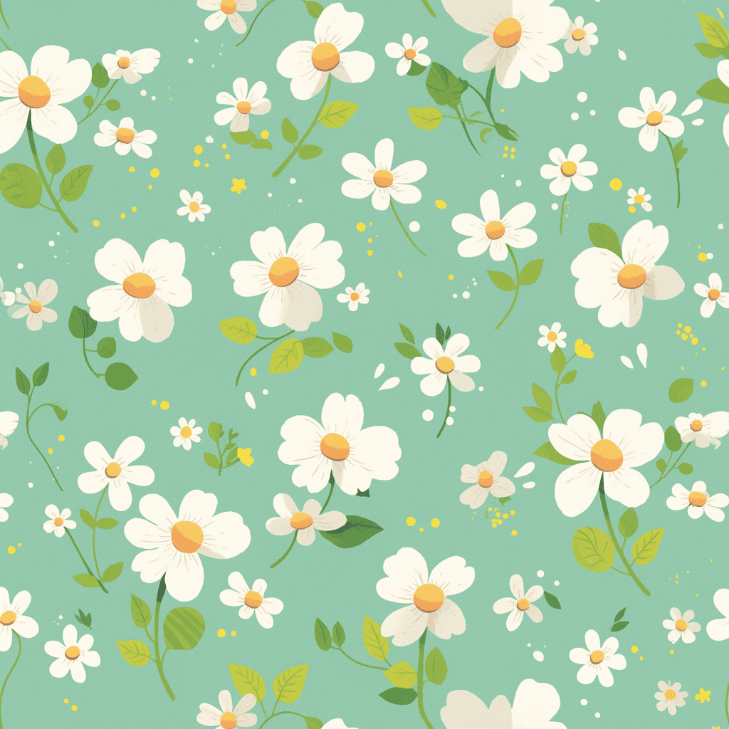 Fresh Bloom 133 original repeating artwork
