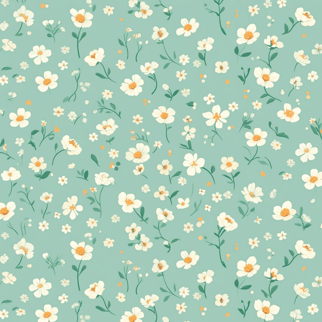 Fresh Bloom Night original repeating artwork