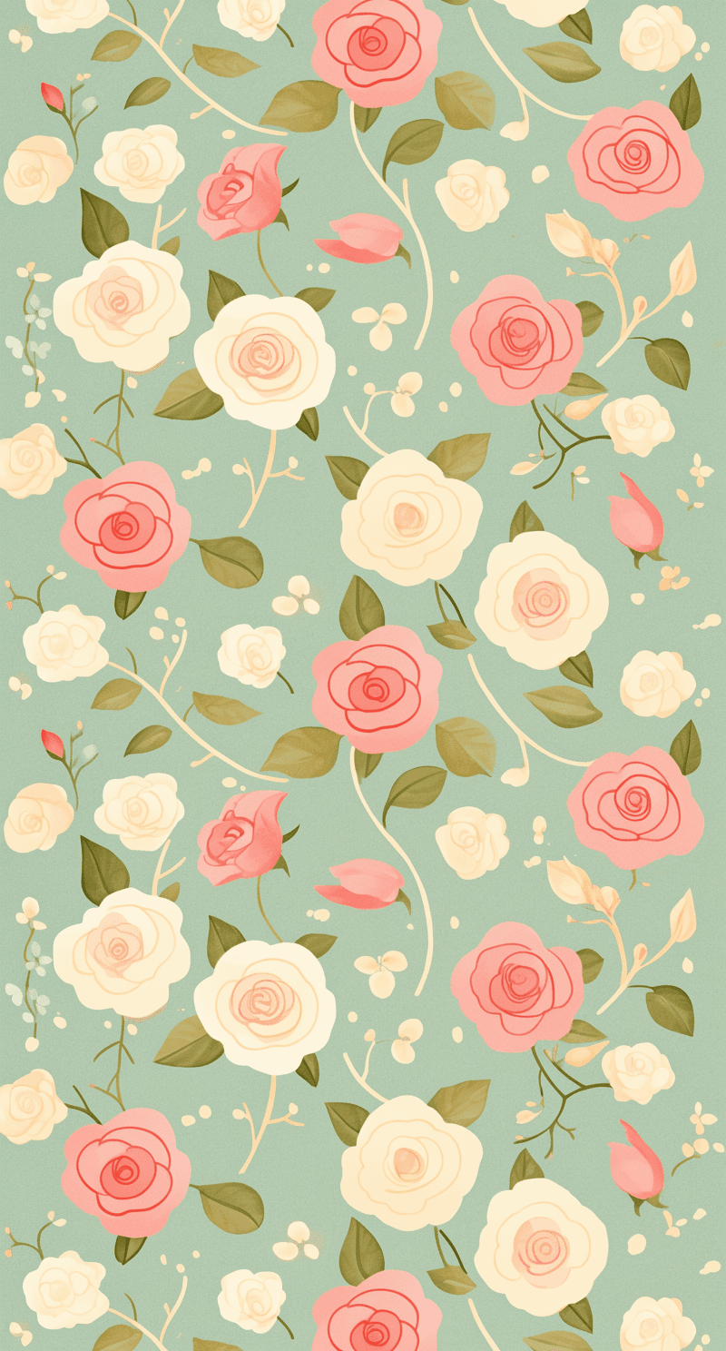 Fresh Bloom 413 original repeating artwork