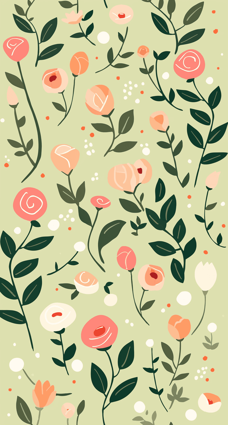 Fresh Bloom 586 original repeating artwork